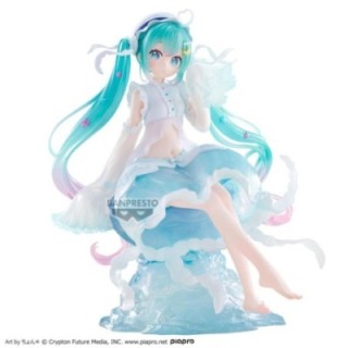 banpresto figura banpresto hatsune miku banpresto evolve clearluxe jellyfish 20cm