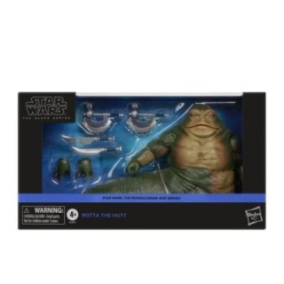 hasbro figura hasbro star wars the black series the mandalorian and grogu rotta the hutt