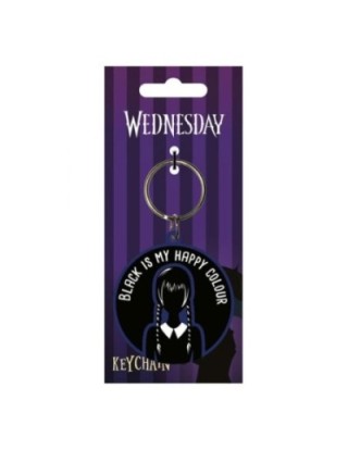 pyramid llavero pyramid wednesday addams black is my happy color