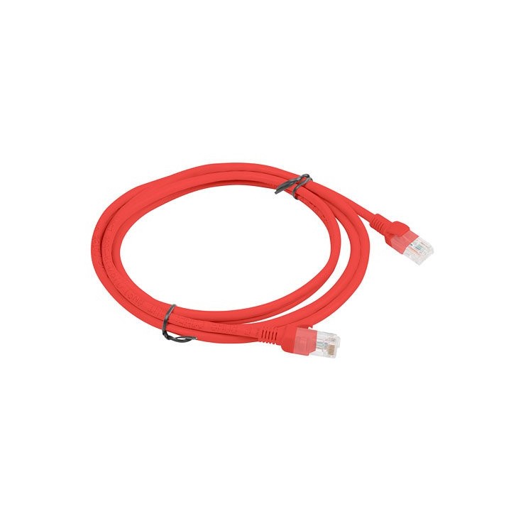 lanberg cable red lanberg latiguillo cat.6 utp 2m rojo fluke passed