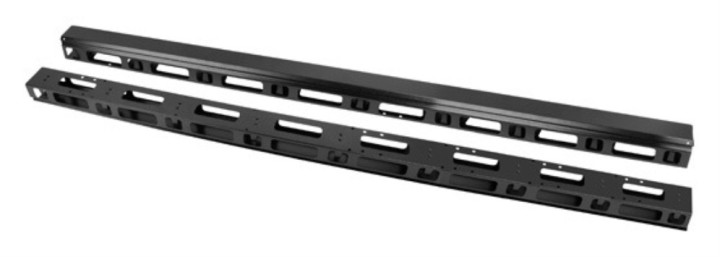organizador de cables lanberg vertical para rack 19" 42u 2 uds negro