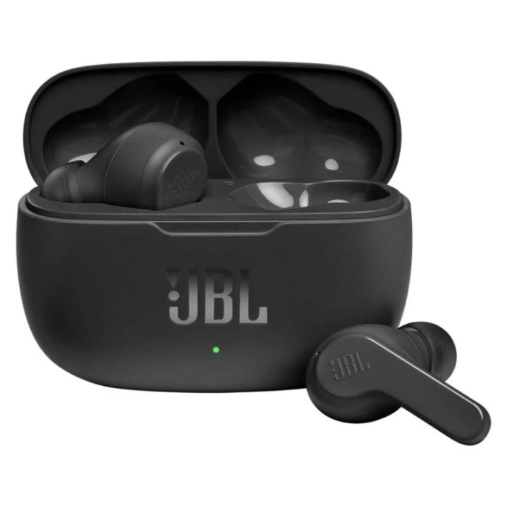 jbl auriculares inalambricos jbl wave 200 black color negro