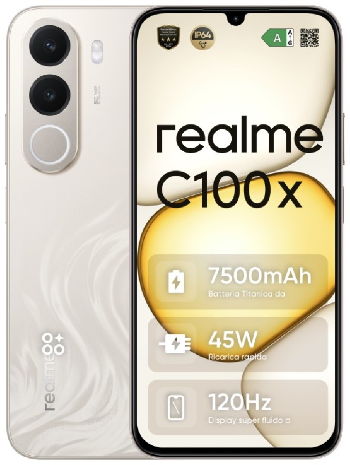 smartphone realme c100x 4gb 256gb mea nfc golden coast