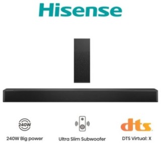 barra sonido hisense hs2100 2.1 240w bt
