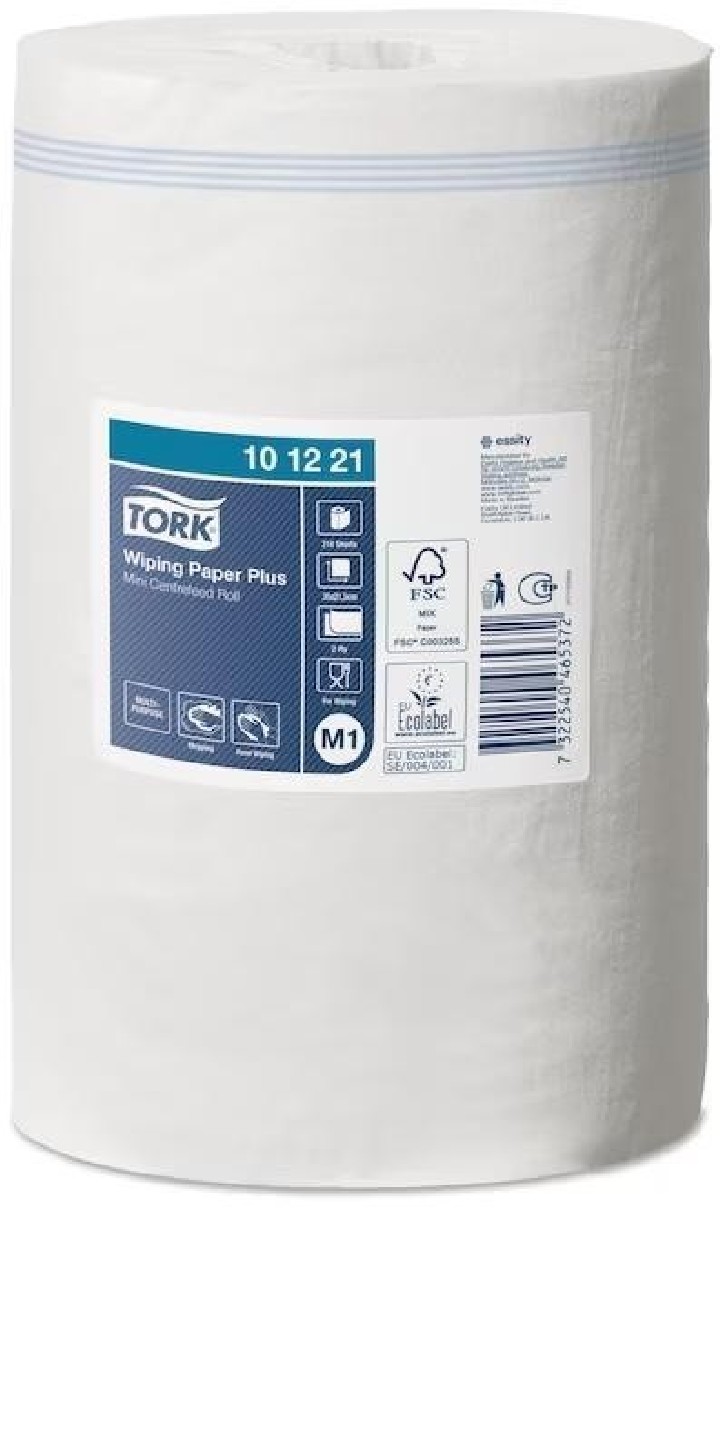 bobina de papel de secado extra, papel multiuso que resulta ideal para limpiar liquidos y secarse la