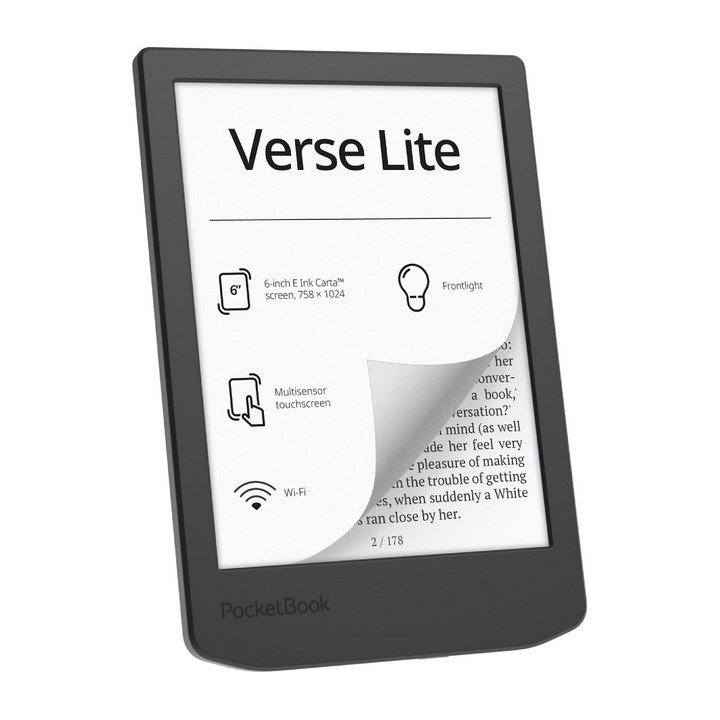pocketbook readers libro electronico ebook pocketbook verse lite 6 pulgadas 8gb midnight grey