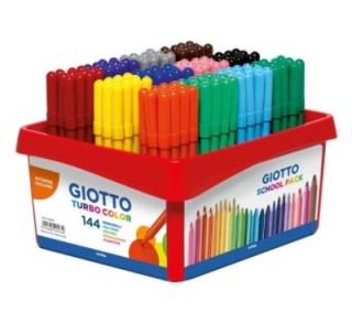 colores turbo alimentados. cuando necesitas un color, giotto turbo color nunca te abandona creados a