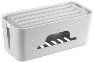 caja de organizacion ewent de cable con soporte 307x135x130mm