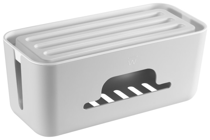 caja de organizacion ewent de cable con soporte 307x135x130mm