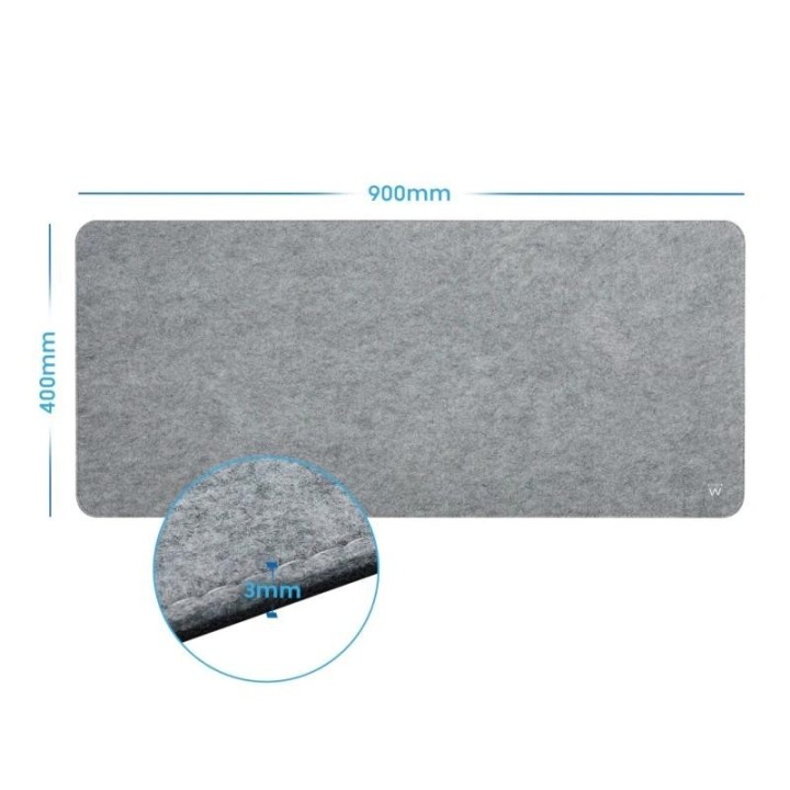 ewent ew3185 alfombrilla extra grande fieltro