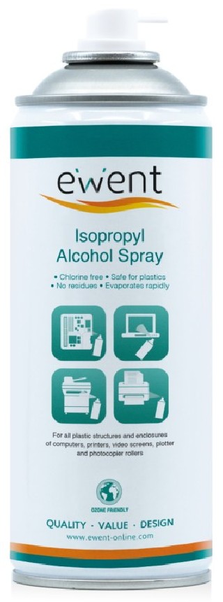 alcohol isopropilico ewent en spray 400ml