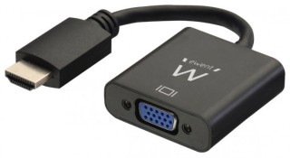 cable convertidor ewent hdmi macho   vga hembra con audio 0,15 metros