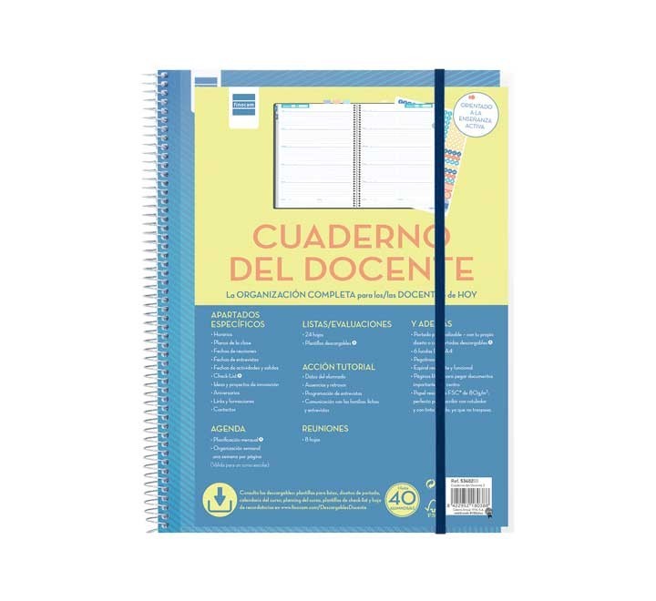 todo lo que los docentes necesitan para su organizacion en un unico cuaderno, para adaptarse a cualq