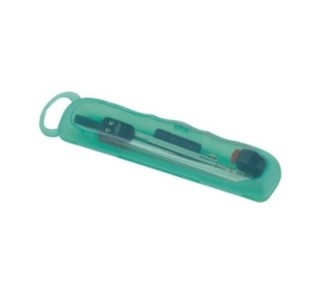 presentado en estuche de plastico. contiene  adaptador universal apto para estilografos, rotuladores