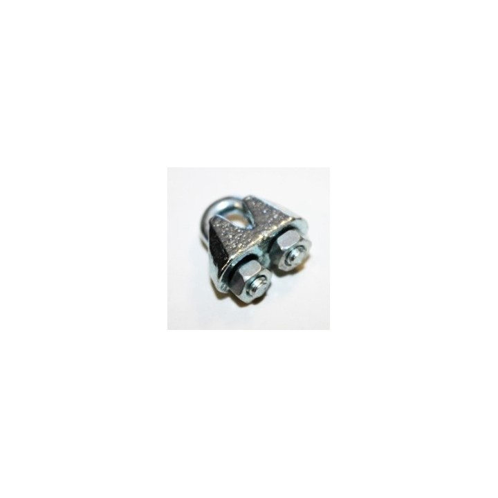 sujeta cables recto galvanizado din   741 3 mm.
