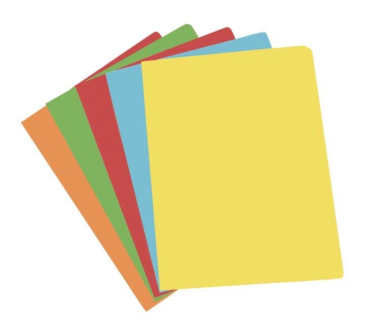 subcarpetas fabricadas en cartulina de 185gr, aptas para uso regular e intensivo. ideal para carpeta