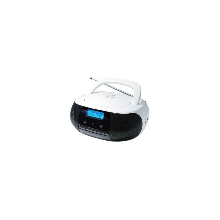 radio cd sunstech crusm400 cd/mp3/usb blanco