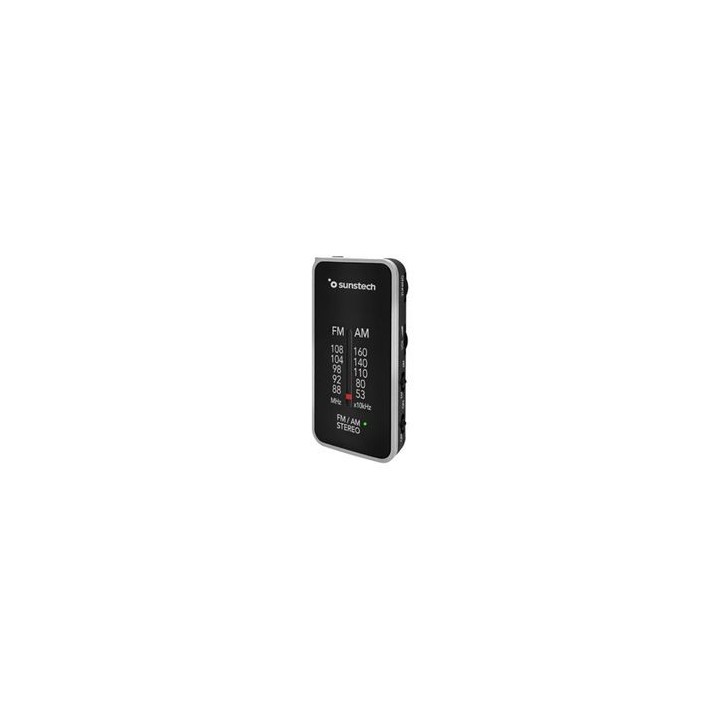 radio portatil de bolsillo sunstech rpc6sl analogica auriculares