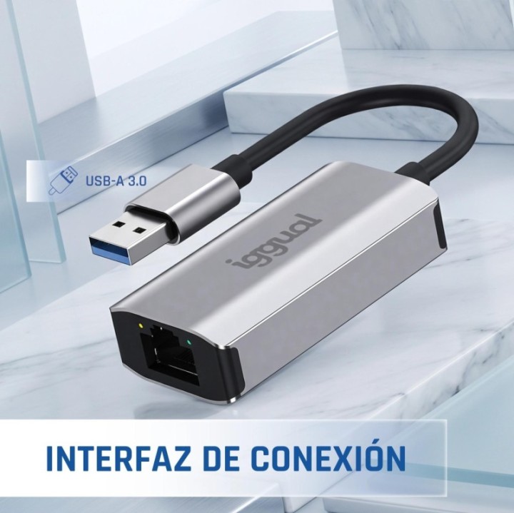 iggual adaptador usb a 3.0 a rj45 gigabit