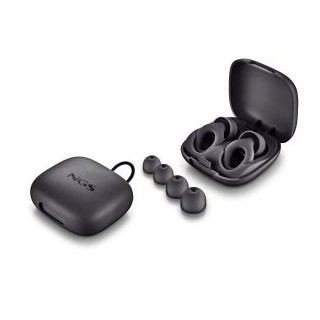 tapones de oido ngs noon black silicona reutilizables reduccion 23db snr estuche y 4 packs almohadil