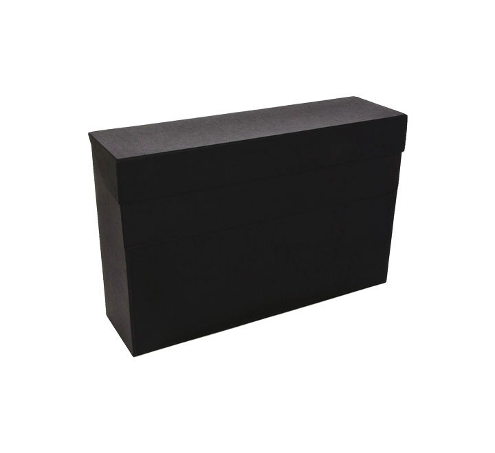 caja de transferencia de carton forrado con geltex. dimensiones 36x25,5x11cm. caja transferencia a4
