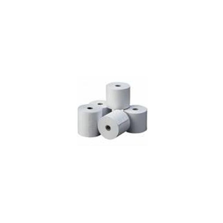 rollo de papel matricial impresora ticket con copia 76mmx65cm no termico
