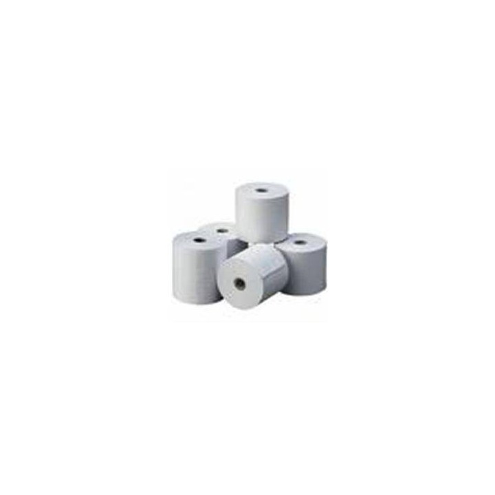 rollo de papel matricial impresora ticket con copia 76mmx65cm no termico