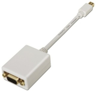 conversor aisens mini displayport a svga mdp/m svga/h blanco 15cm