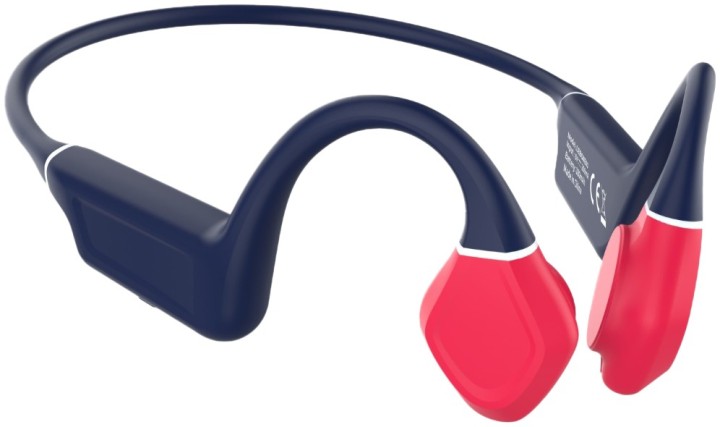 auriculares leotec conduccion osea kuri azul rojo bt