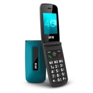 spc 2342a titan 4g movil senior 2.4" s.help azul