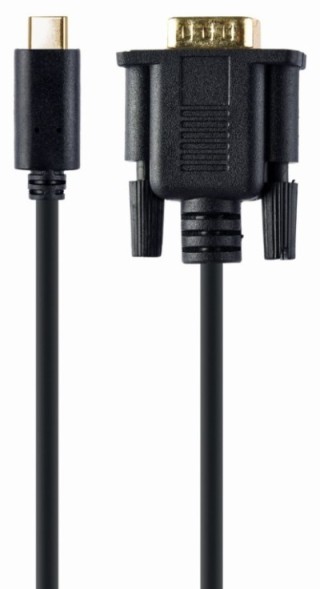 adaptador usb c a vga m 2 m negro blister
