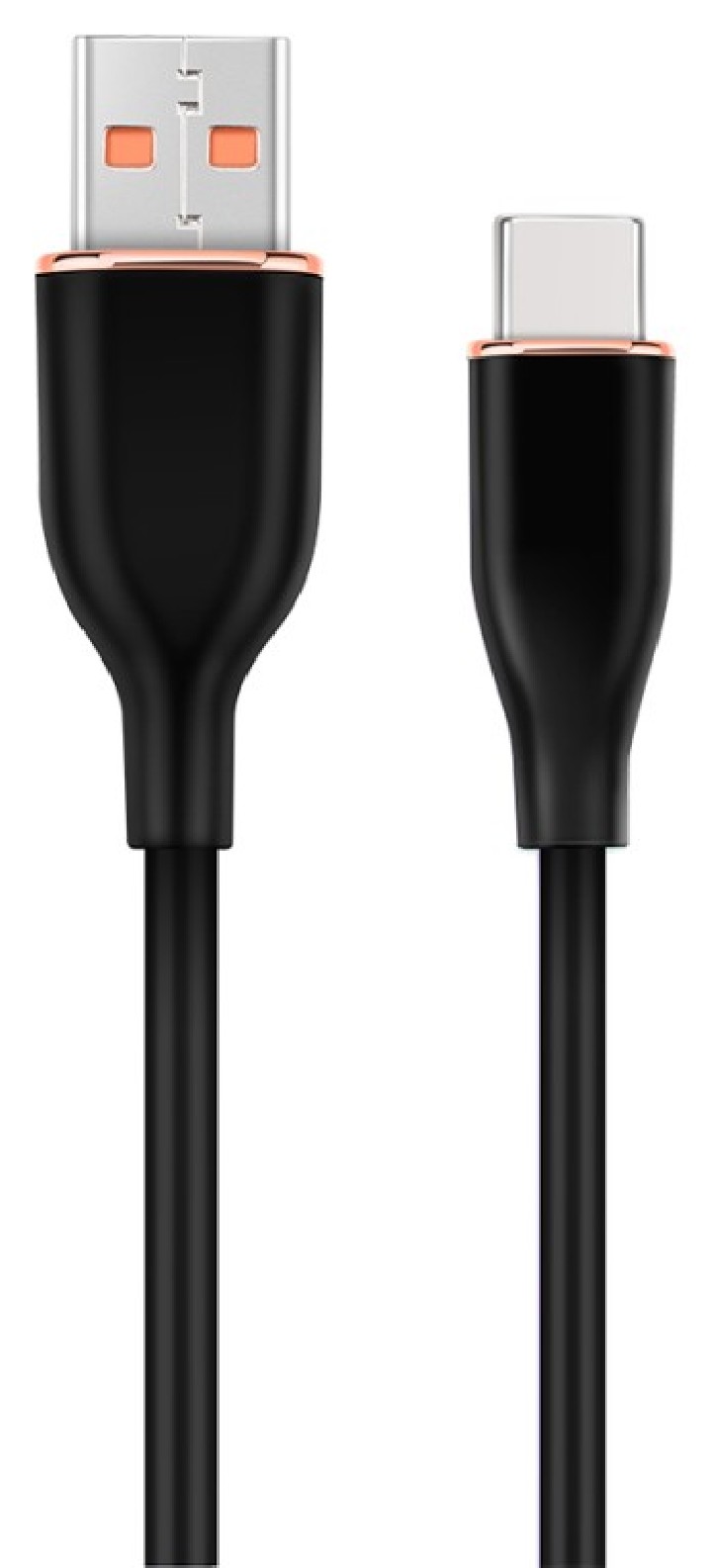 cable de carga y datos gembird usb tipo c de silicona premium 1,5 m negro