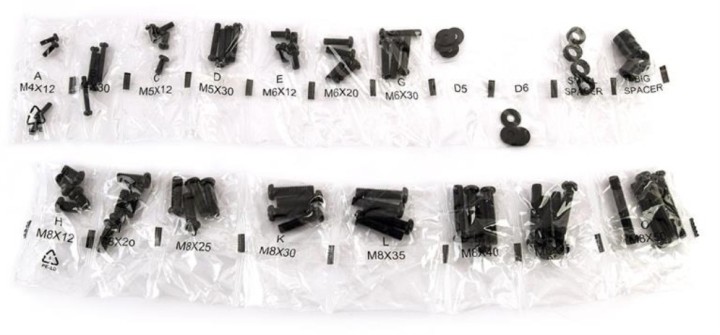 gembird wm kit 01 kit de tornillos