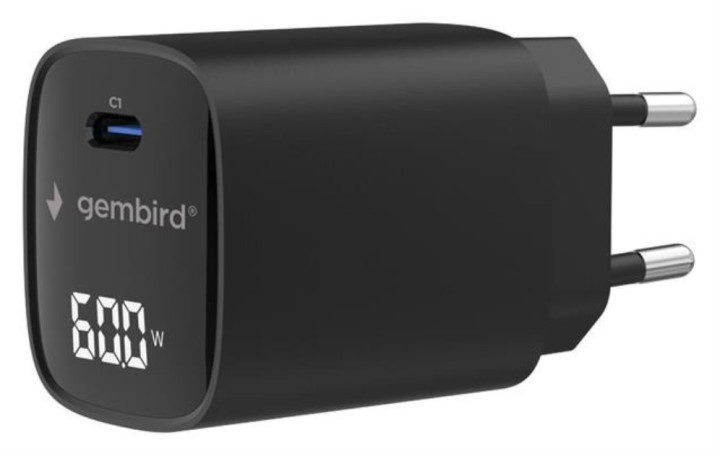 gembird ta uc 1c pd60lcd 01 bk cargador