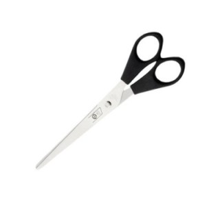 tijeras de oficina con borde afilado y ligero. longitud  17 cm, con cuchillas de acero inoxidable y