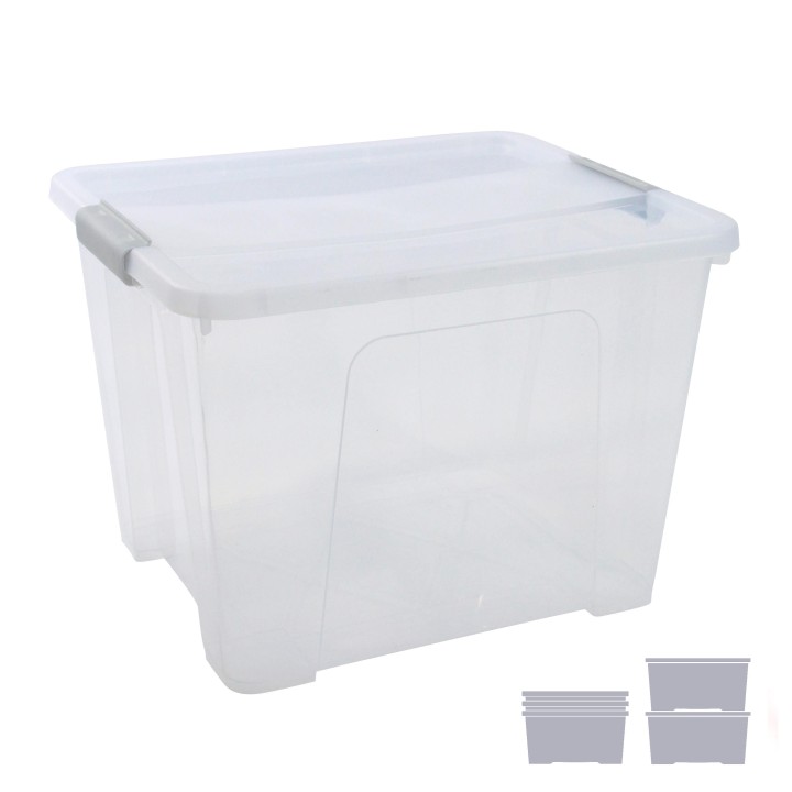 caja alma. archivo 2000 c/tapa 32l 36x42x30cm tran
