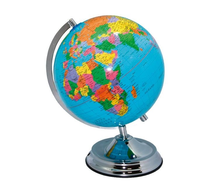 esfera terrestre 25cm base metalica 318457