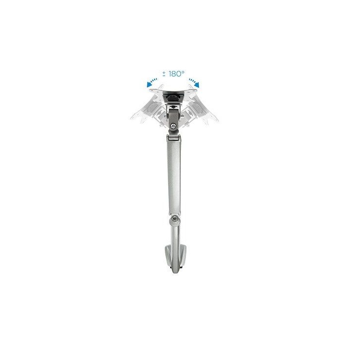 soporte para pantallas desde 13â hasta 32â. admite una dimension maxima de 10 x 10 cm y un peso