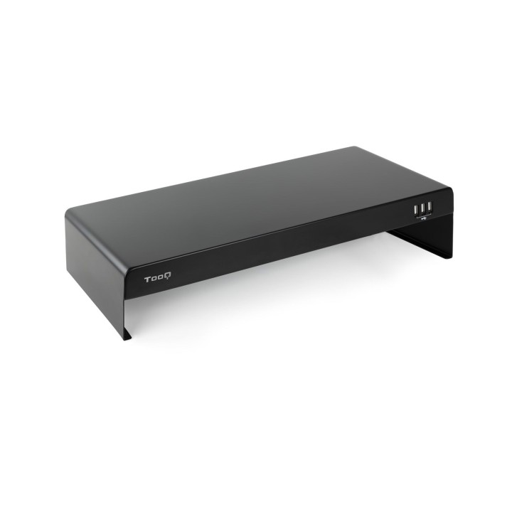 tooq elevador soporte de monitor tooq metalico negro con usb