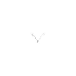 soporte mesa tooq 2 pantallas 17-32 blanco