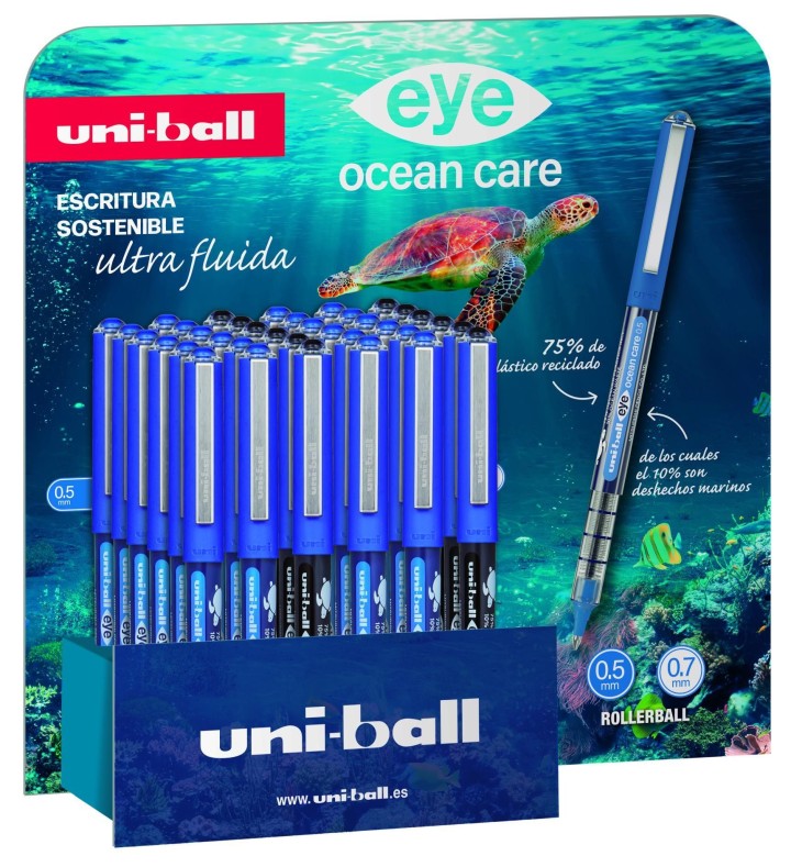 exp. 36 roller uni-ball eye ub-150/3d ocean care