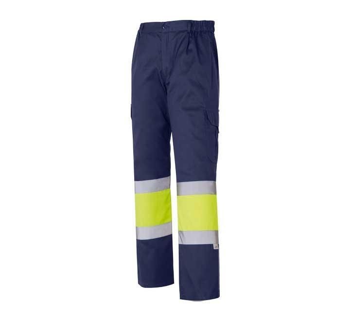 pantalon alta visib. 1061a marin/amar t.xs