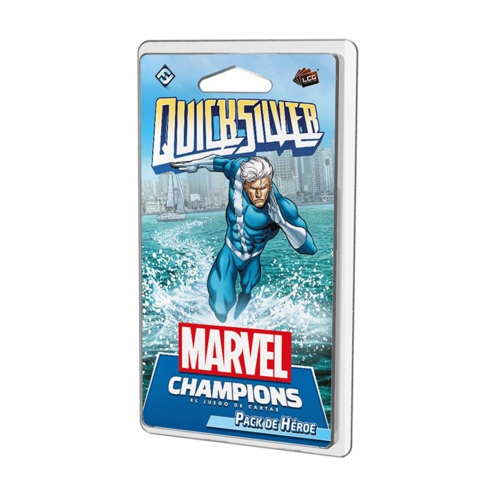 juegos juego de mesa marvel champions: quicksilver 60 cartas pegi 14