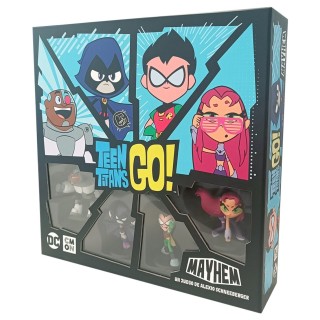 juegos juego de mesa teen titans go mayhem pegi 10