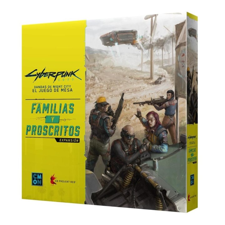 juegos juego de mesa cyberpunk 2077: familias y proscritos edad recomendada 14 a?os