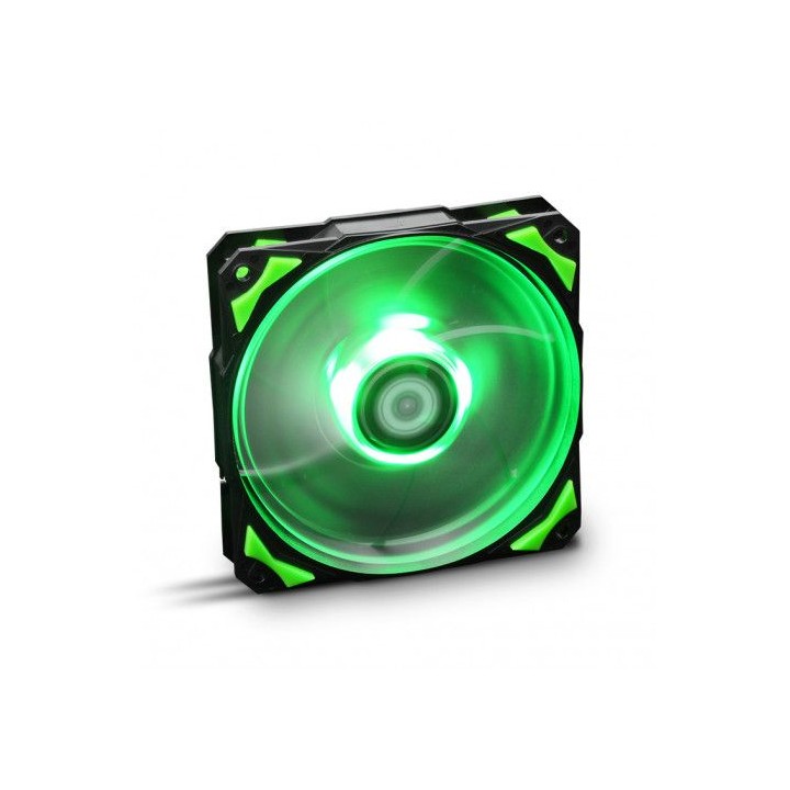 nox h-fan led carcasa del ordenador ventilador 12 cm negro, verde, blanco