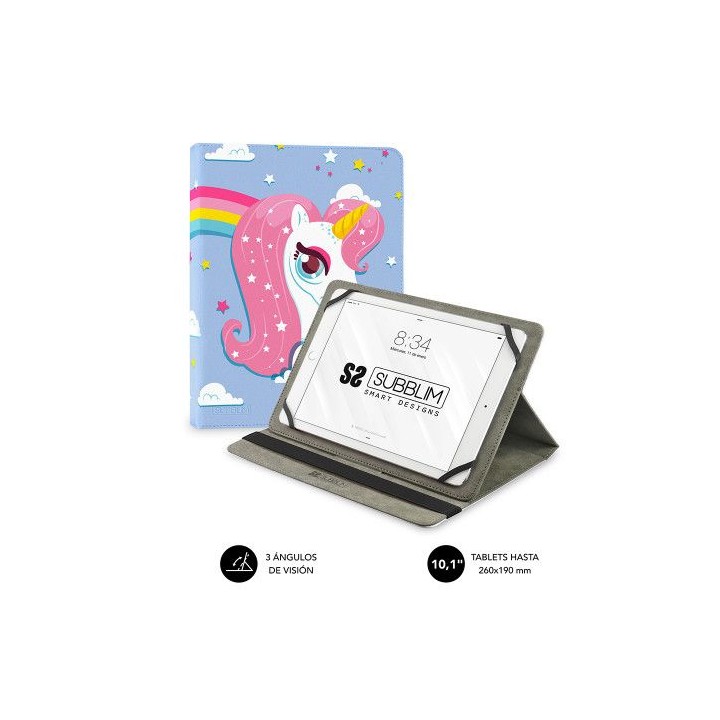 subblim funda tablet universal trendy case unicorn 10.1