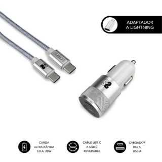 dual car charger pd20w+qc3.0+c to c/lightning s