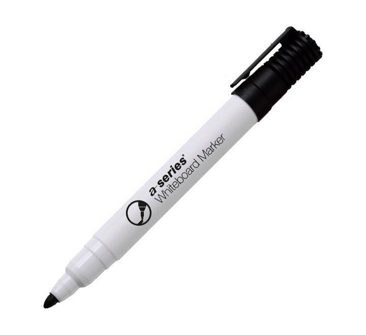 marcador a-series pizarra blanca negro as1075