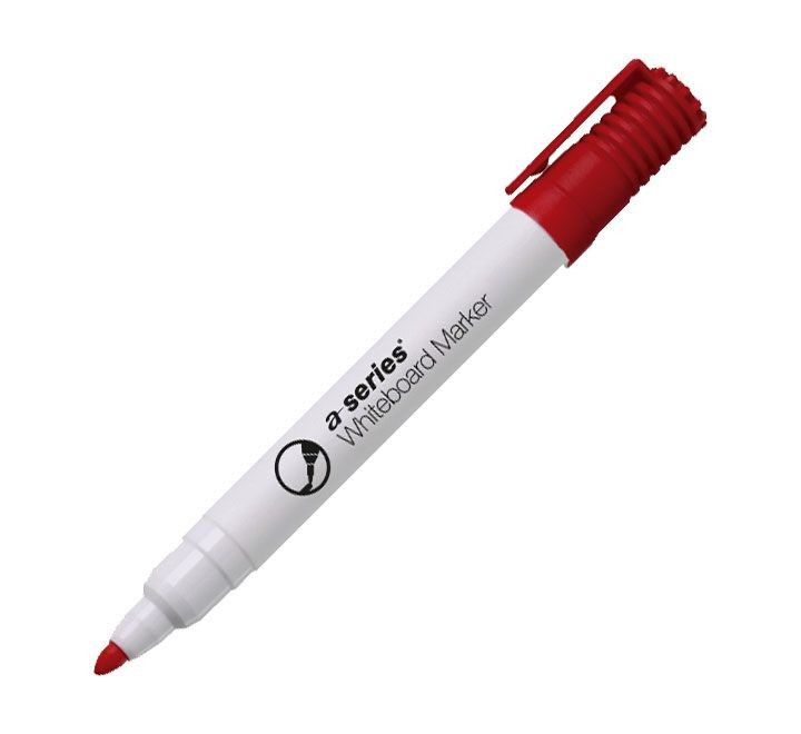 marcador a-series piza. blanca rojo as1076